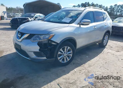 2016 Nissan Rogue Sv z USA, uszkodzony, nr VIN KNMAT2MV6GP667136